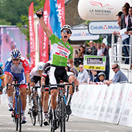 Cycliste victorieux
